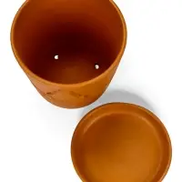 Горшок цветочный с поддоном 2,6 л, d18/h16 см терр-т керамика, "Голландия" (М)