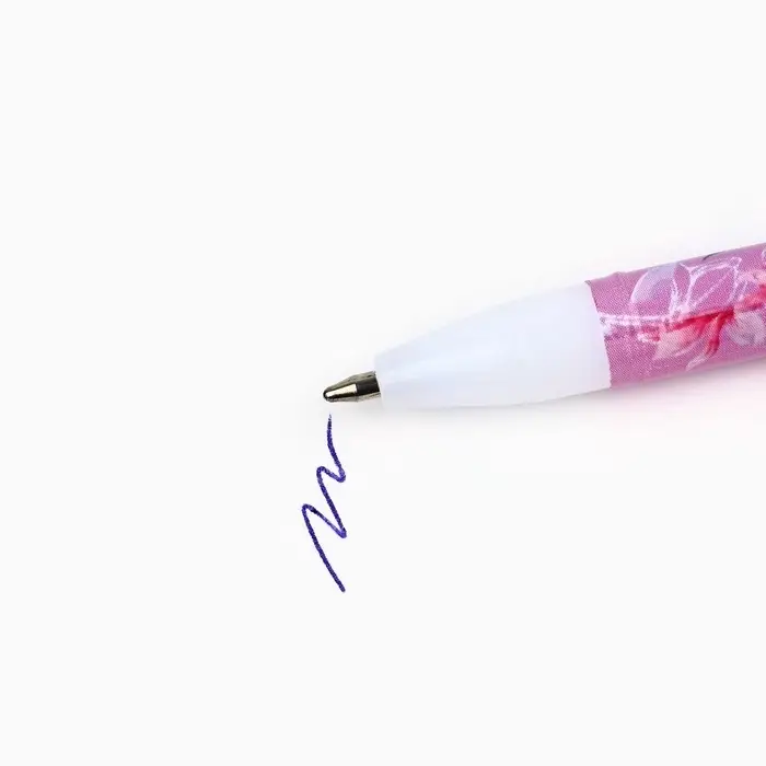 Ручка шариковая, пластик с колпачком &laquo;С 8 МАРТА!&raquo;, синяя паста 0.5 мм