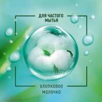 Шампунь-бальзам для волос 2 в 1 Чистая линия &laquo;Хлопковое молочко&raquo;, 250 мл