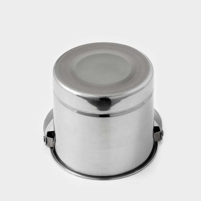 Ведро для льда из нержавеющей стали, 1,3 л, 14,5&times;12,5 см