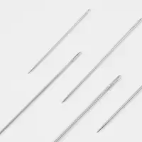 Иглы швейные &laquo;Ассорти&raquo;, d=0.5/0.6/0.7/0.8 мм, 3-5.1 см, 10 шт.