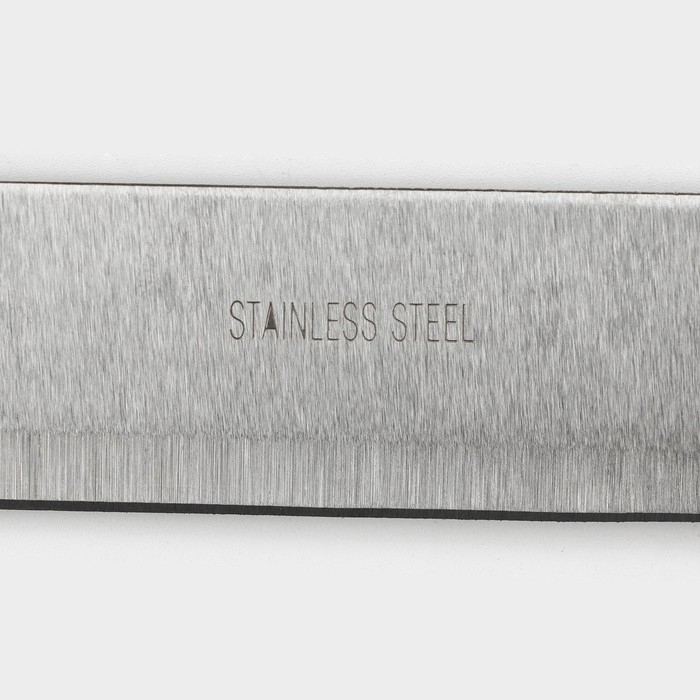 Нож кухонный Доляна &laquo;Триколор&raquo;, лезвие 21 см