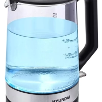 Чайник HYK-G8808 1,7л 2200Вт черный (стекло)