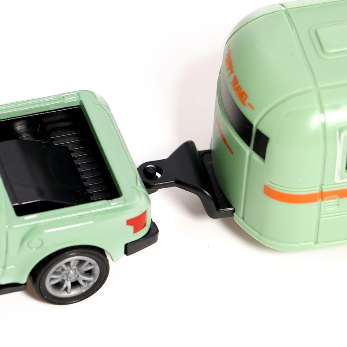 Машина металлическая &laquo;Автотур&raquo;, с прицепом, цвет МИКС