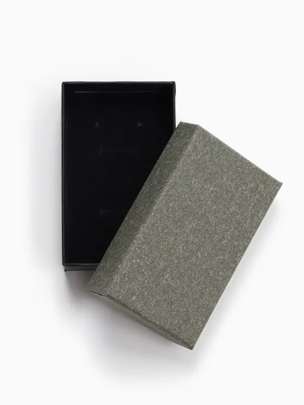 Коробочка подарочная под набор &laquo;Лофт&raquo;,5&times;8 см, серая, вставка чёрная