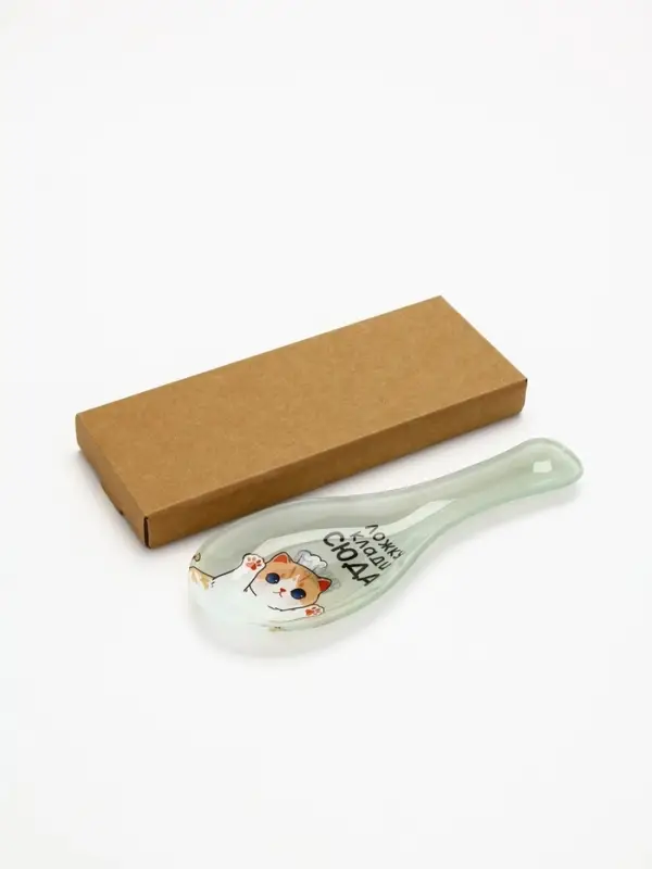 Подставка под ложку &laquo;Клади ложку сюда&raquo;, 21.2&times;7.5 см