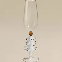 Бокал для вина "Елочный", розовый 8х20,5 см