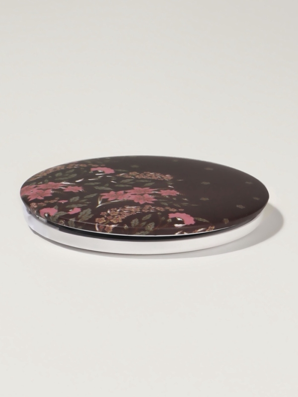 Зеркало складное &laquo;Цветы&raquo;, d = 7,5 см, цвет МИКС