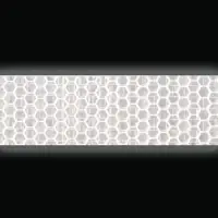 Светоотражающая лента-наклейка, 2,5 см, 1 &plusmn; 0,1 м, цвет белый