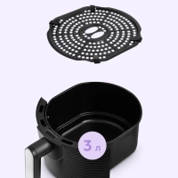 Аэрогриль электрический с решеткой КТ-2237 - 3 л - 1300 Вт