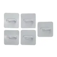 Держатель с клейкой поверхностью ТУНДРА, d=25 мм, 68&times;68 мм, прозрачный