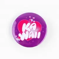 Значок металлический закатной &laquo;Милые анимешки&raquo;, d=2.5 cм, МИКС