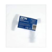 Кран водоразборный ZEIN, 1/2", ручка "лодочка", PP, кран-букса червячная, белый