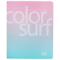 Тетрадь 48л кл COLOR SURF, МИКС