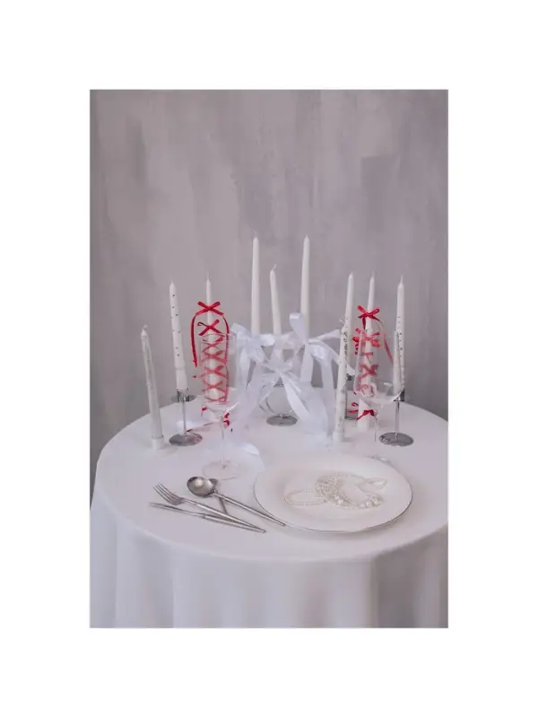 Ароматическая свеча парафиновая хозяйственная &laquo;Французская ваниль&raquo;, 17&times;2 см, 40 г