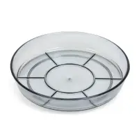 Поддон d=120 мм, цвет темно-прозрачный