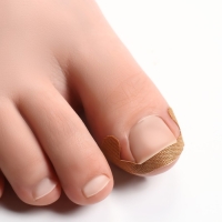 Набор наклеек для коррекции вросших ногтей, 8 шт, 5,2 &times; 2 см, цвет бежевый