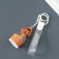 Брелок с карабином, ремешком свет "Капибара-лампа" 3,2х3,2х21 см