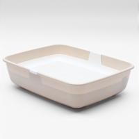 Лоток ALTA для кошек с сеткой 50 х 38 х13,5 см , бело-бежевый