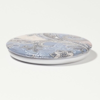 Зеркало складное &laquo;Орнамент&raquo;, d = 7,5 см, с увеличением, цвет МИКС