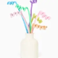 Синельная проволока, набор 100 шт, размер 1 шт 30х0,8 см  7 цветов в наборе