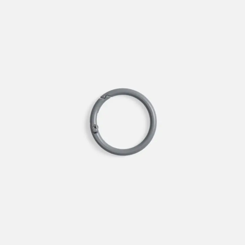 Карабин-кольцо Claus, L, серый