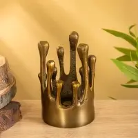 Подсвечник &laquo;Огар&raquo;, 9&times;9&times;13.5 см, алюминий