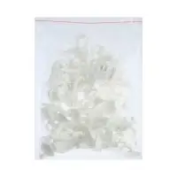 Дверной ограничитель ТУНДРА на ручку, d=18 мм, h=68 мм, белый, 1 шт.