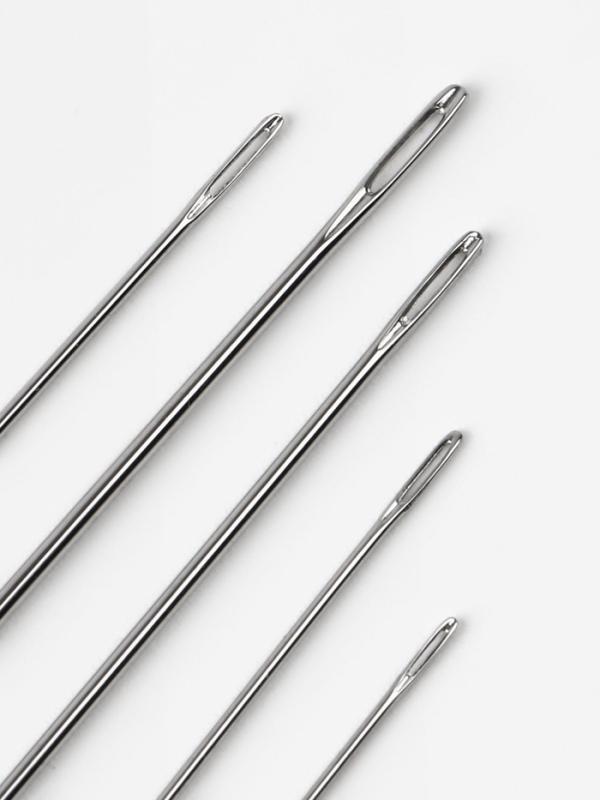 Иглы швейные ассорти №120-23 33мм/345мм/ 39мм/43мм/45мм (набор 16шт) сталь TR