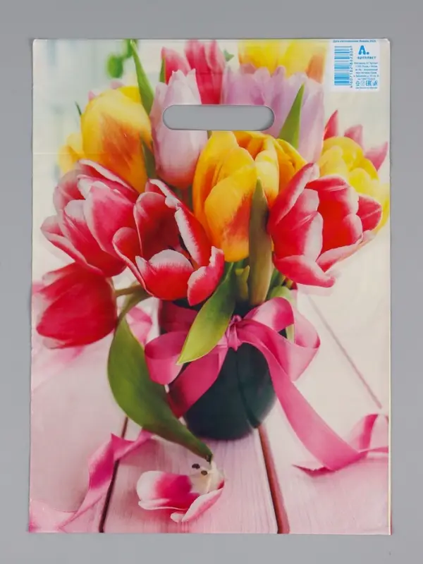 Пакет подарочный &laquo;Сиеста&raquo;, полиэтиленовый с вырубной ручкой, 29&times;40 см, 35 мкм