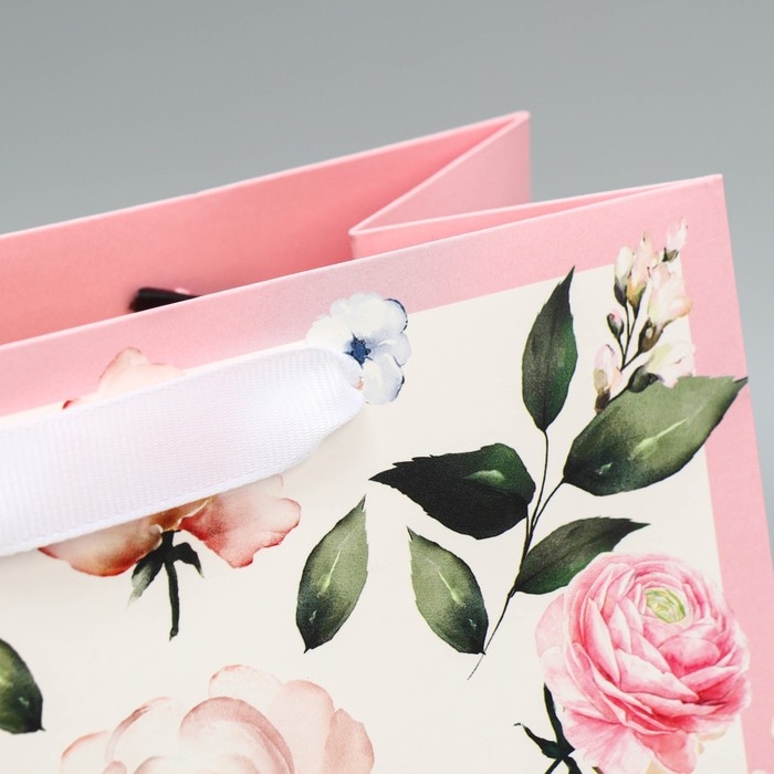 Пакет подарочный ламинированный вертикальный, упаковка, &laquo;Счастья&raquo;, MS 18 х 23 х 8 см