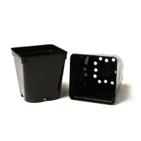 Горшок для рассады, 3 л, d=16 см, h=16 см, чёрный, Greengo