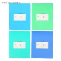 Тетрадь 18 листов в линию "Школьная", обложка мелованный картон, блок офсет, МИКС