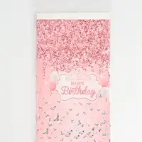 Скатерть &laquo;Розовые блестки&raquo; 137&times;183 см, розовая