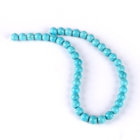 Бусины из натурального камня &laquo;Бирюза&raquo; набор 36 шт., размер 1 шт. &mdash; 10 мм