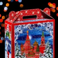 Подарочная коробка "Кремль" 16,8 х 7 х 25 см