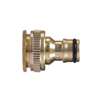 Штуцер, внутренняя резьба 3/4"&mdash;1/2", быстросъёмное соединение, латунь, Greengo