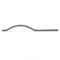 Ручка-скоба CAPPIO RSC040, м/о 256 мм, цвет графит, 4 шт.