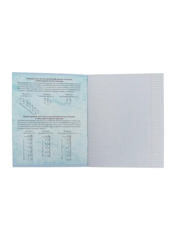 Тетрадь предметная 48 листов в клетку, Calligrata &laquo;Герб. Информатика&raquo;, обложка мелованный картон