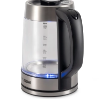 Чайник HYK-G4015 1,7л 2200Вт черный (стекло)