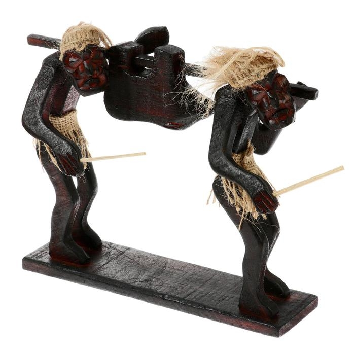 Сувенир &laquo;Аборигены на охоте&raquo;, 22 см, дерево
