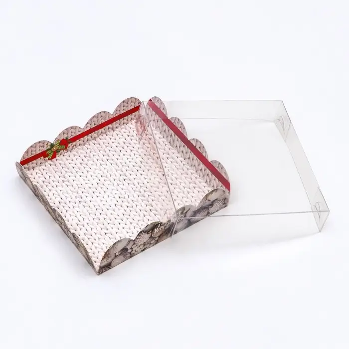 Коробка для печенья, &laquo;Новогодние игрушки&raquo;, 12&times;12&times;3, Новый год