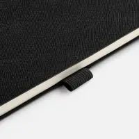 Ежедневник Lungo, недатированный, черный