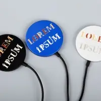 Магнитное зарядное устройство Cooper Rond, 15 Вт, серебристое