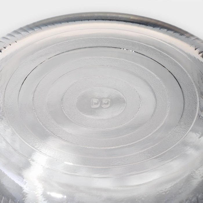 Салатник стеклянный Доляна &laquo;Флора&raquo;, 1,4 л, 19,5&times;8,5 см