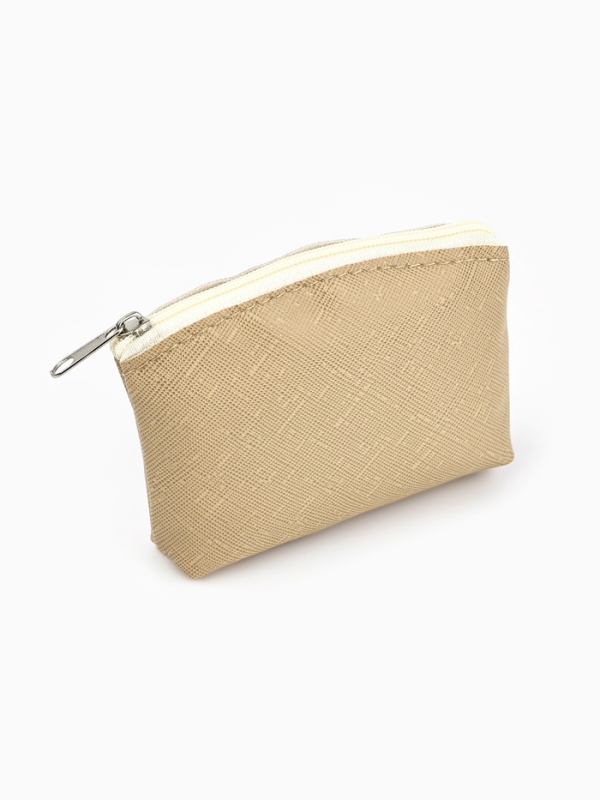 Кошелёк молодёжный, цвет бежевый, 11 х 7 см