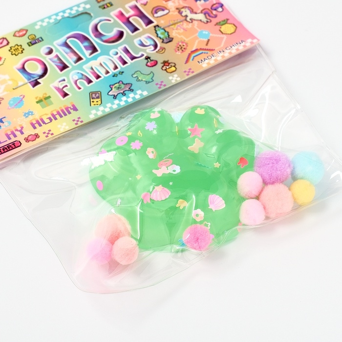 Сквиш антистресс - игрушка &laquo;Кошачья лапка&raquo;, светится в темноте