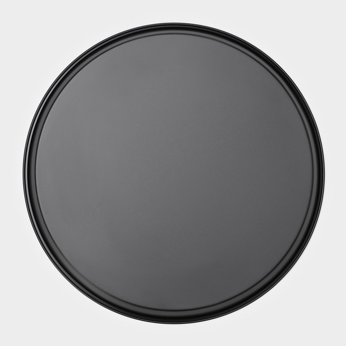 Форма для пиццы Доляна &laquo;Жаклин&raquo;, d=29 см, антипригарное покрытие, цвет чёрный