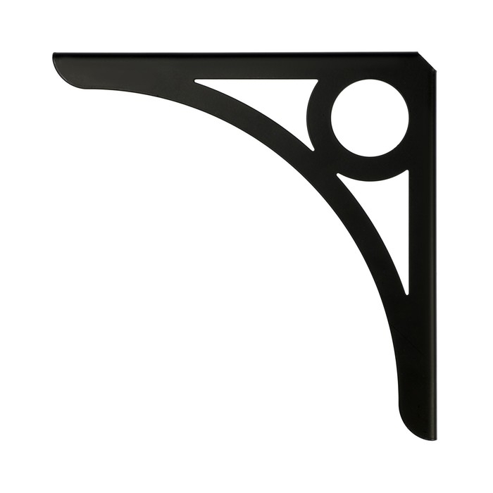 Кронштейн DECOR, 195х195, 2 шт, цвет черный