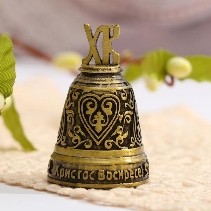 Колокольчик &laquo;Христос Воскресе!&raquo; (ХВ), 3,7 х 5,5 см